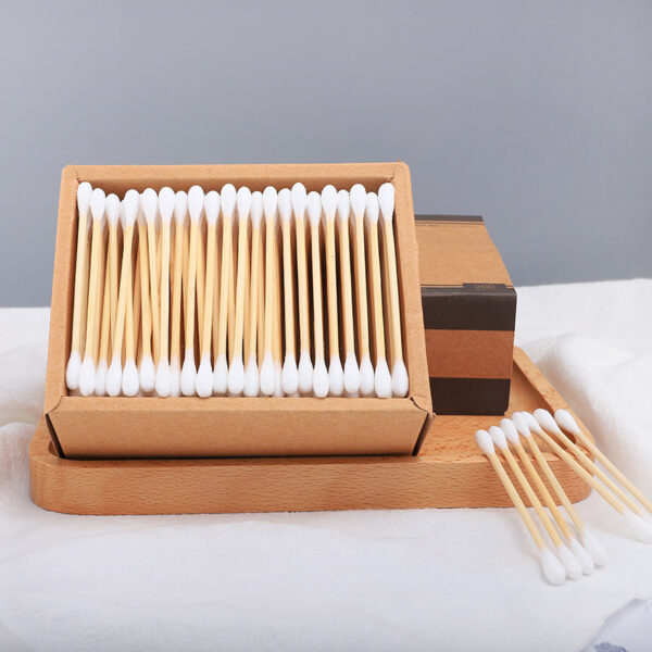 Custom Cardboard Drawer Box Bamboo Cotton Swabs (200 count) - Image 4