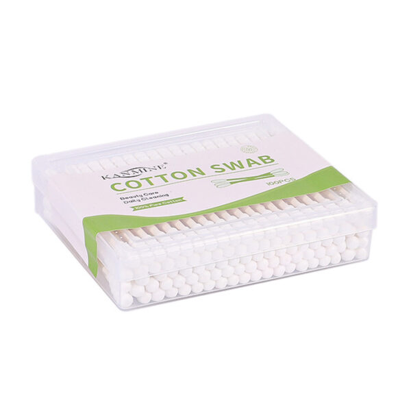 Pointed/Spiral Tip Paper Cotton Swabs in Plastic Box (100/200/300 Count ) - Image 10