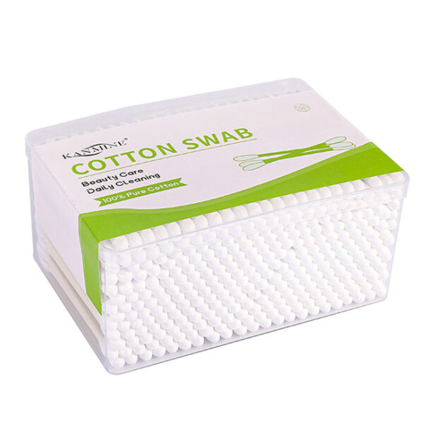 Pointed/Spiral Tip Paper Cotton Swabs in Plastic Box (100/200/300 Count ) - Image 4