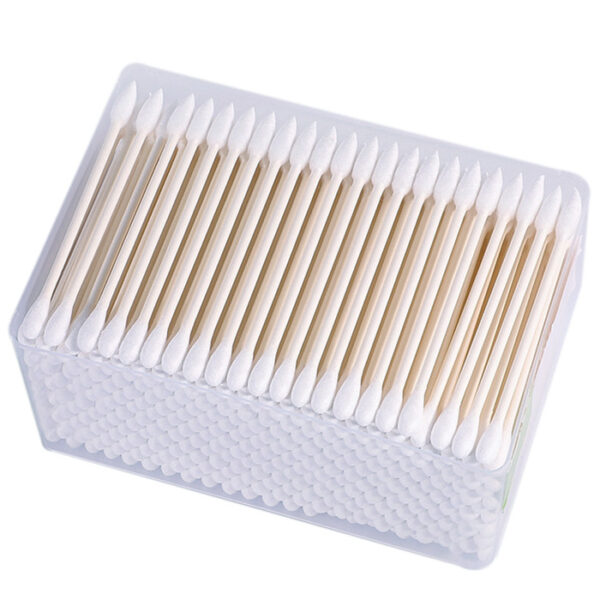Pointed/Spiral Tip Paper Cotton Swabs in Plastic Box (100/200/300 Count ) - Image 8
