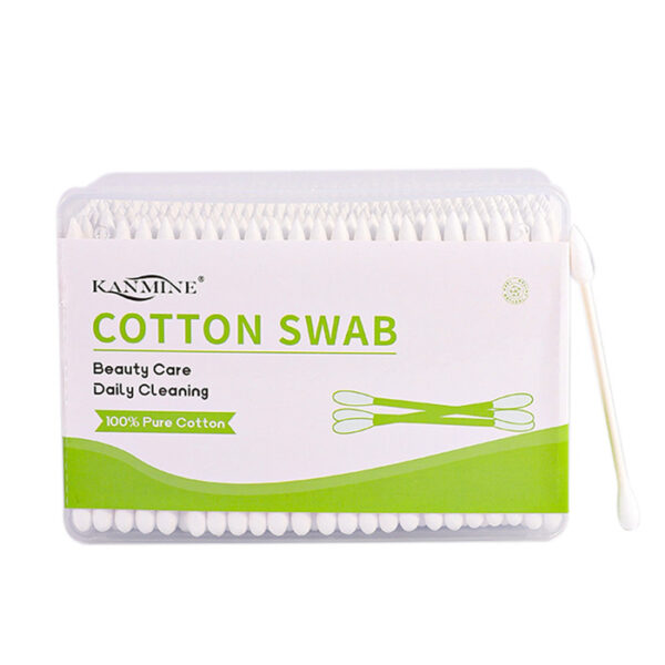 Pointed/Spiral Tip Paper Cotton Swabs in Plastic Box (100/200/300 Count ) - Image 12
