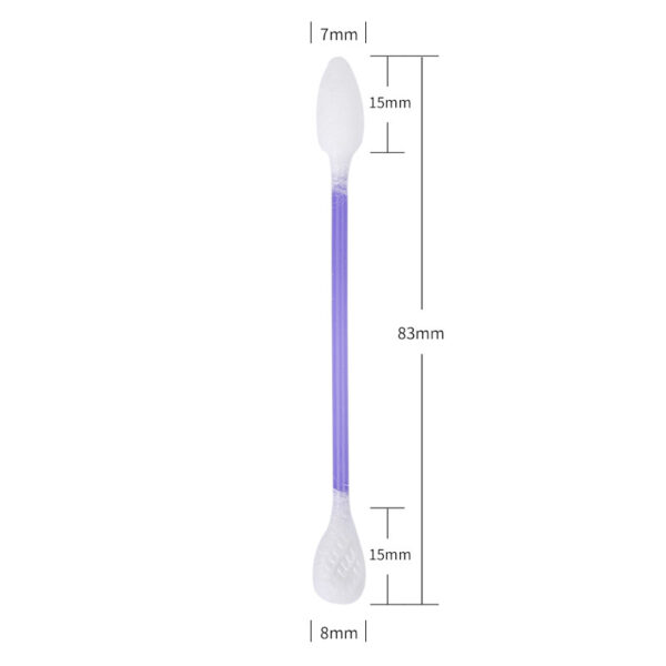 Cosmetic Double Tip Plastic Stick Cotton Swabs (75 Count) - Image 7