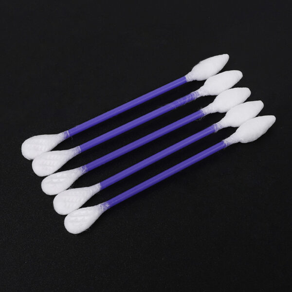 Cosmetic Double Tip Plastic Stick Cotton Swabs (75 Count) - Image 2