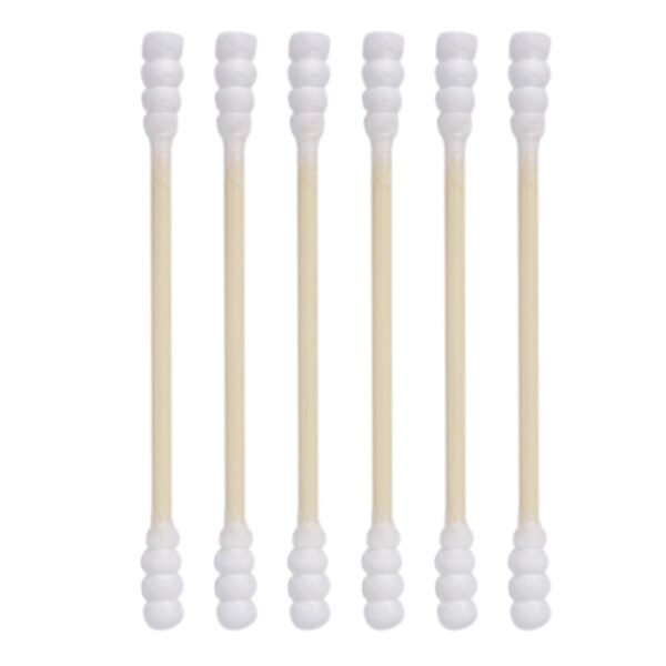 Biodegradable Paper Box 500 Count Spiral Tip Bamboo Stick Cotton Swabs - Image 4