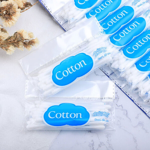 Custom Bamboo Cotton Swabs in Small Packs Attached to Cardboard (20 pcs/pack, 20 packs) - Image 5