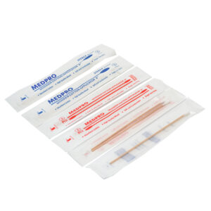 Sterile Medical 6 inch Cotton Swabs in Individual Pouch