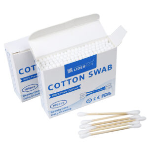 Paper Box Bamboo Cotton Swabs 100 Count